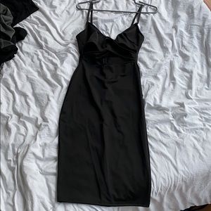 Black cut out mini dress size s / small